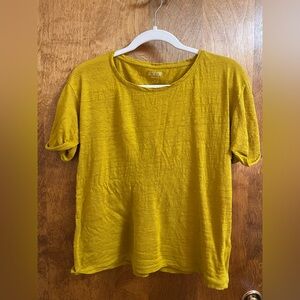J. Crew linen t shirt